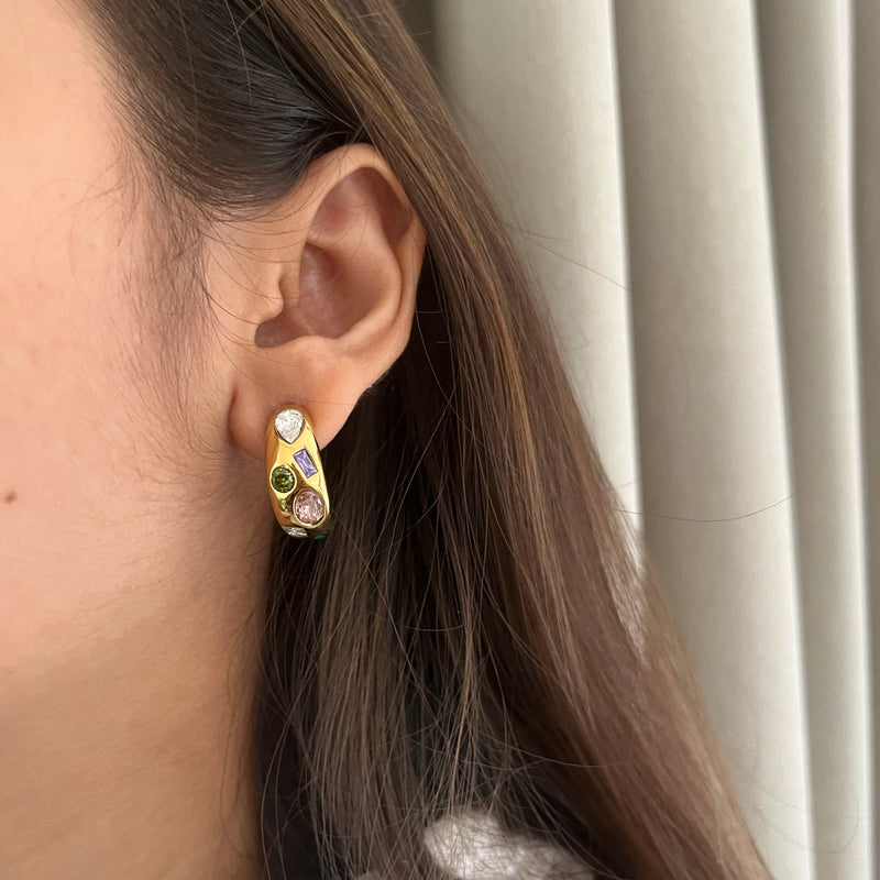 Gold Palette Earrings