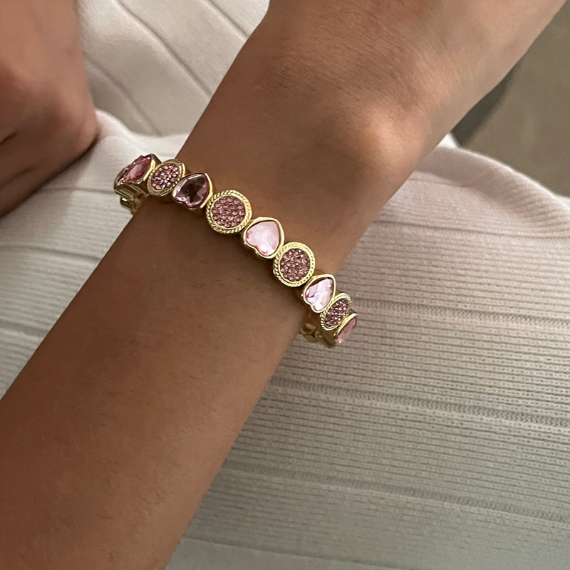Crystal Pink Bracelet