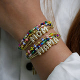 Mom & Mama Beaded Mini Bubble Name Bracelet