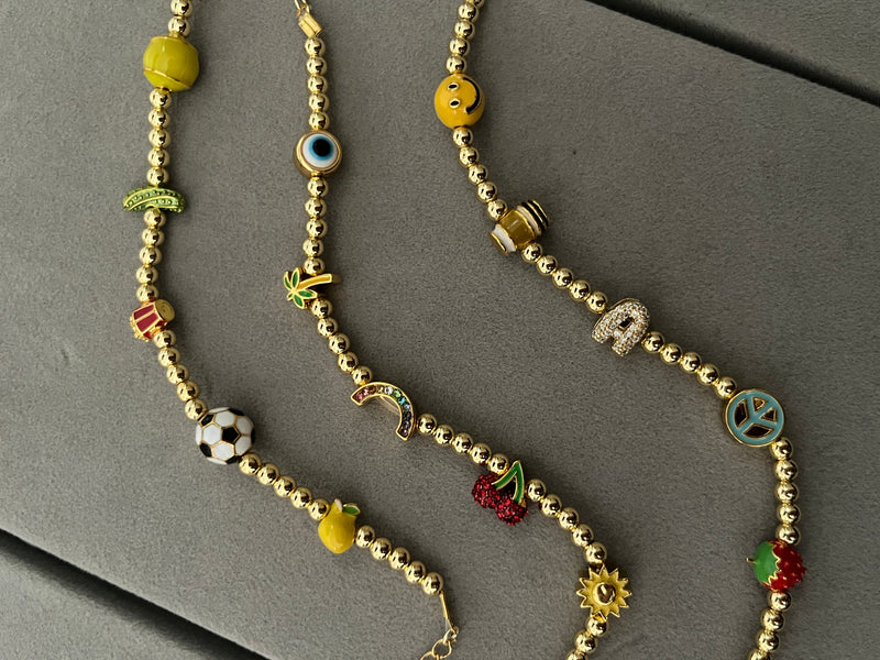 Gold Pop Charm Bracelet