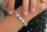 Heartline Silver Bracelet