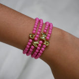 Kids Pink Pop Charm Bracelet