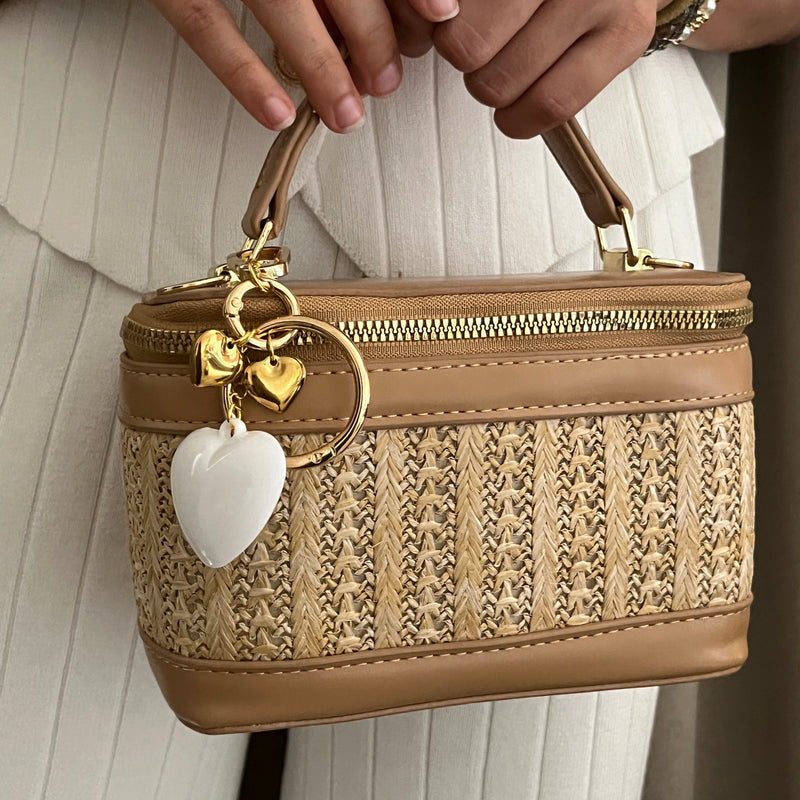 Moonkissed Heart Bag Charm