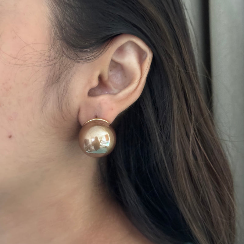Oversized Pearl Earrings