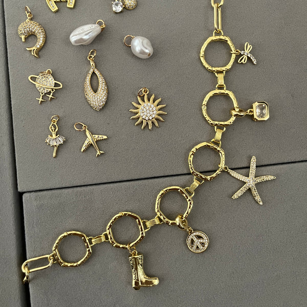 Personalised Charm Choker With Charms