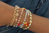 Coral Dreamscape Wrap Bracelet