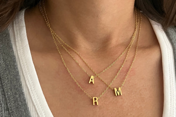 The Dainty Edit - Initial Necklace