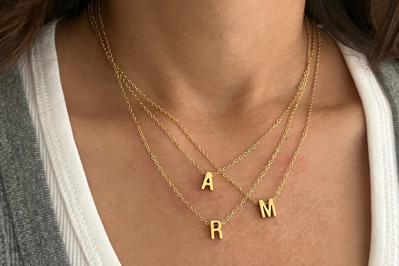 The Dainty Edit - Initial Necklace
