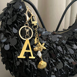 Coastal Bag Charm with Initial