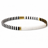 Zebra Gleam Tila Bracelet