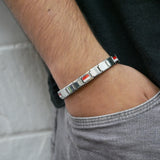 Monaco Flag Italian Bracelet