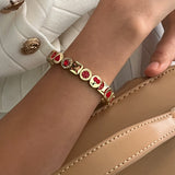 Red Charm Me Bracelet