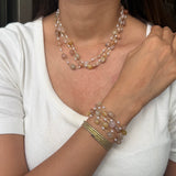 Three way stone Magnetic necklace/bracelet