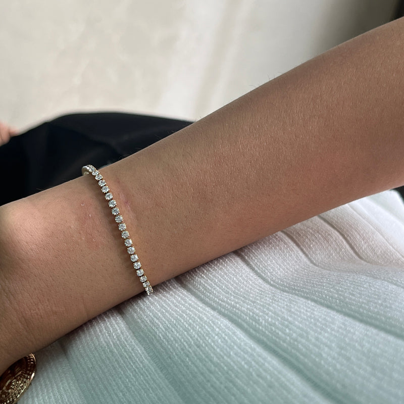The Thinnest Tennis Bracelet