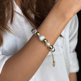 Golden Pearl Harmony Bracelet