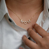 Mom & Mama Sparkle Name Necklace