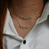 Mom & Mama Sparkle Name Necklace