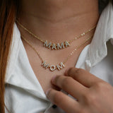 Mom & Mama Sparkle Name Necklace