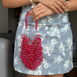 Hot Slush Pink Crystal On Cue Bag