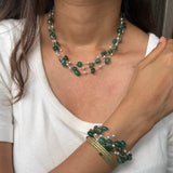 Three way stone Magnetic necklace/bracelet
