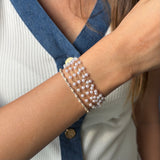 Three way Pearl & Beaded Magnetic necklace/bracelet