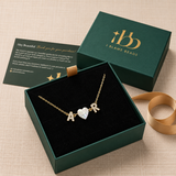 You & I Pearl Heart Necklace (Bestseller)