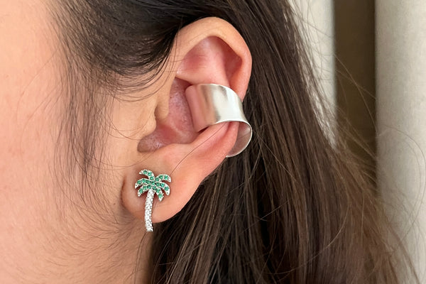 925 Silver Curve Earcuffs