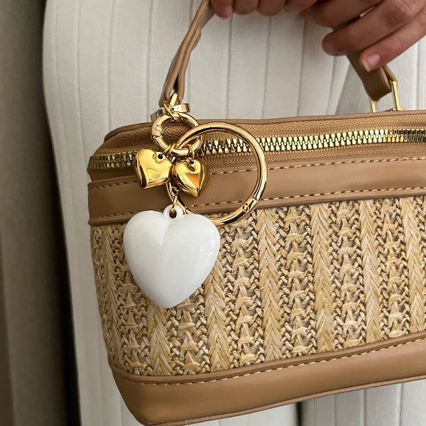 Moonkissed Heart Bag Charm
