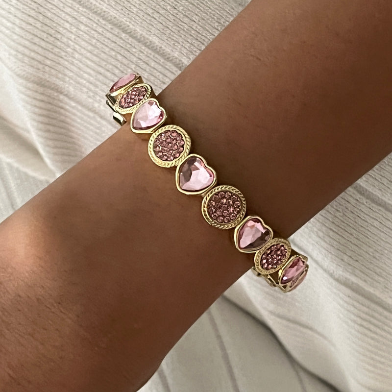 Crystal Pink Bracelet