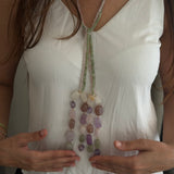 Rose & Sage Double Line Lariat