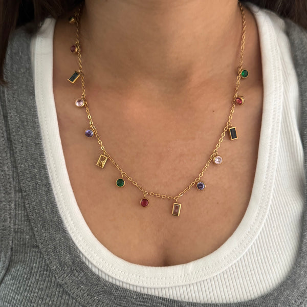 Multi Stone Starlight Necklace