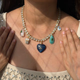 Personalised Meher Stone Tennis Necklace