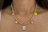 Personalised Island Charm Choker