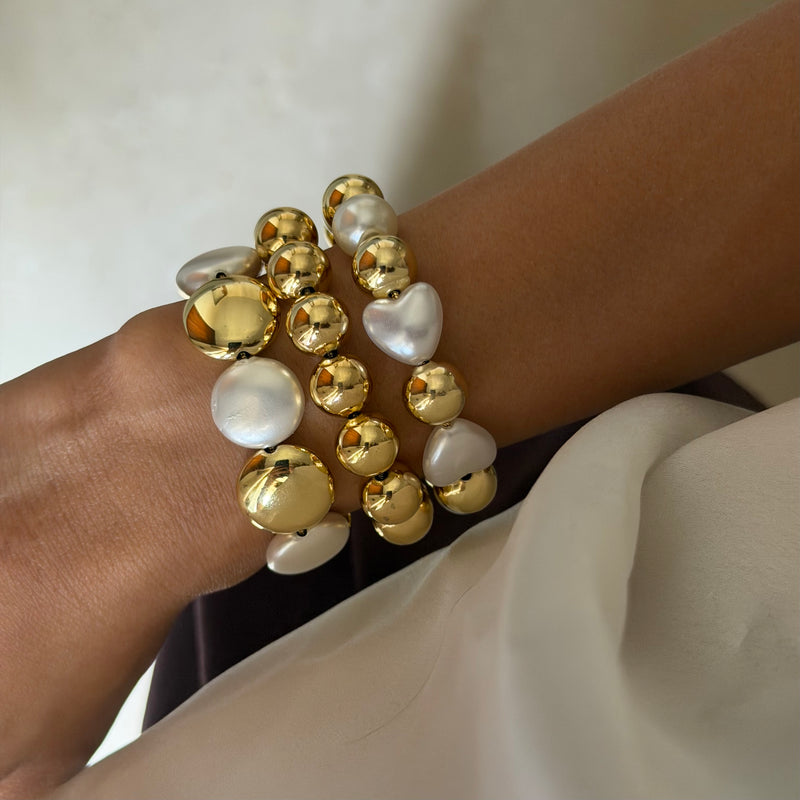 Golden Pearl Harmony Bracelet