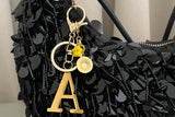 Sun & Star Bag Charm with Initial