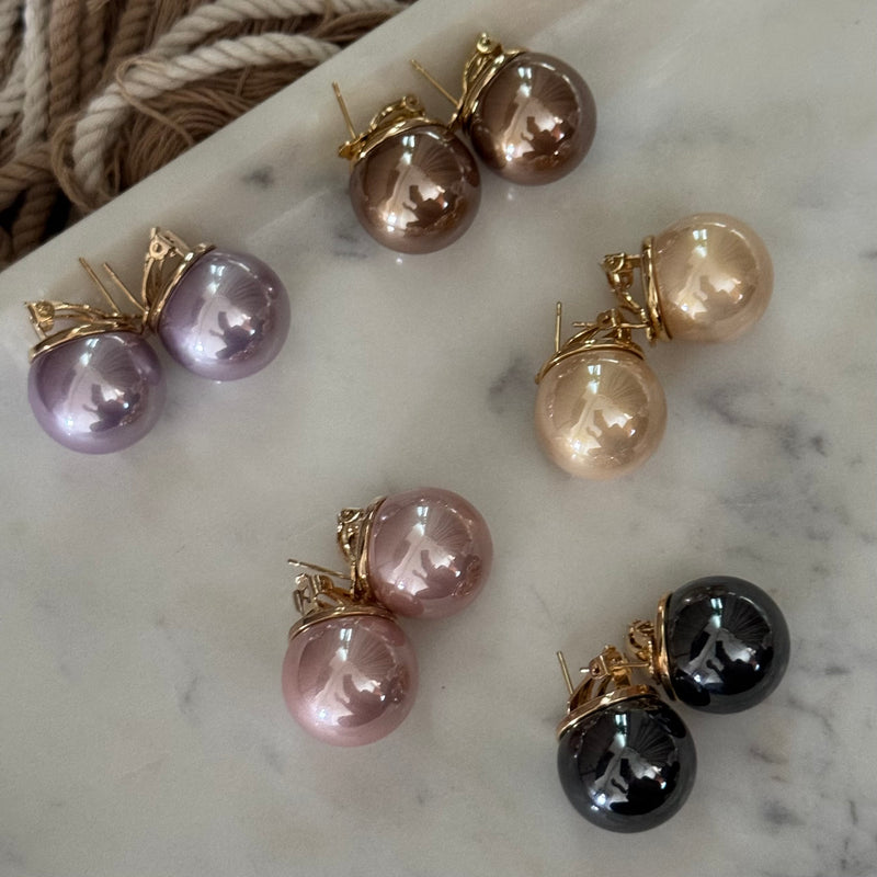 Oversized Pearl Earrings