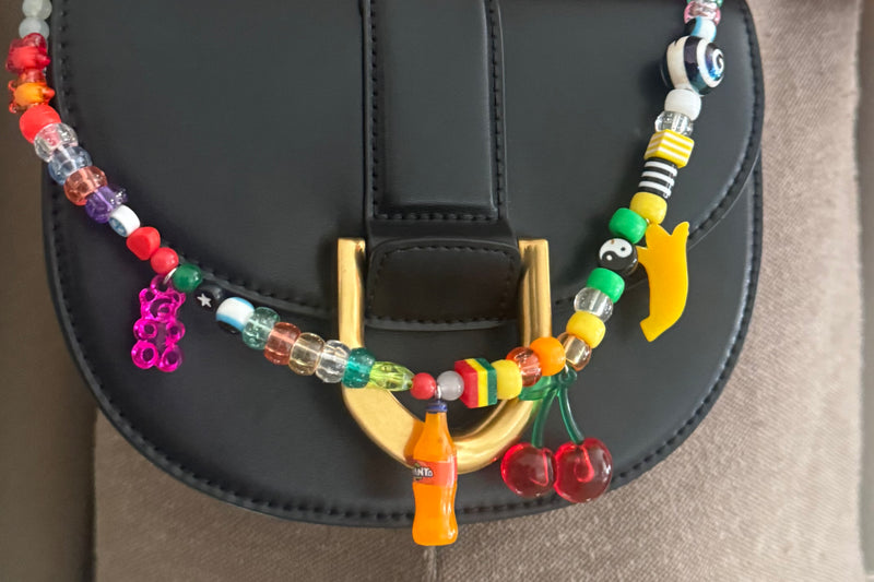 Happy Pop Bag Charm