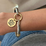 Soul Sister Two Toned Bracelet - Sister I Got To Choose