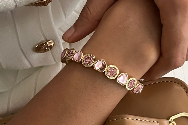 Crystal Pink Bracelet