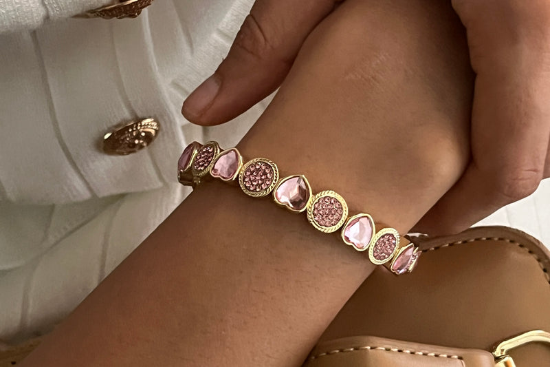 Crystal Pink Bracelet