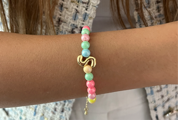 Colorful Bracelet with Initial (Newly Launched)