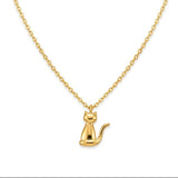 Lucky Cat Pet Charm Necklace