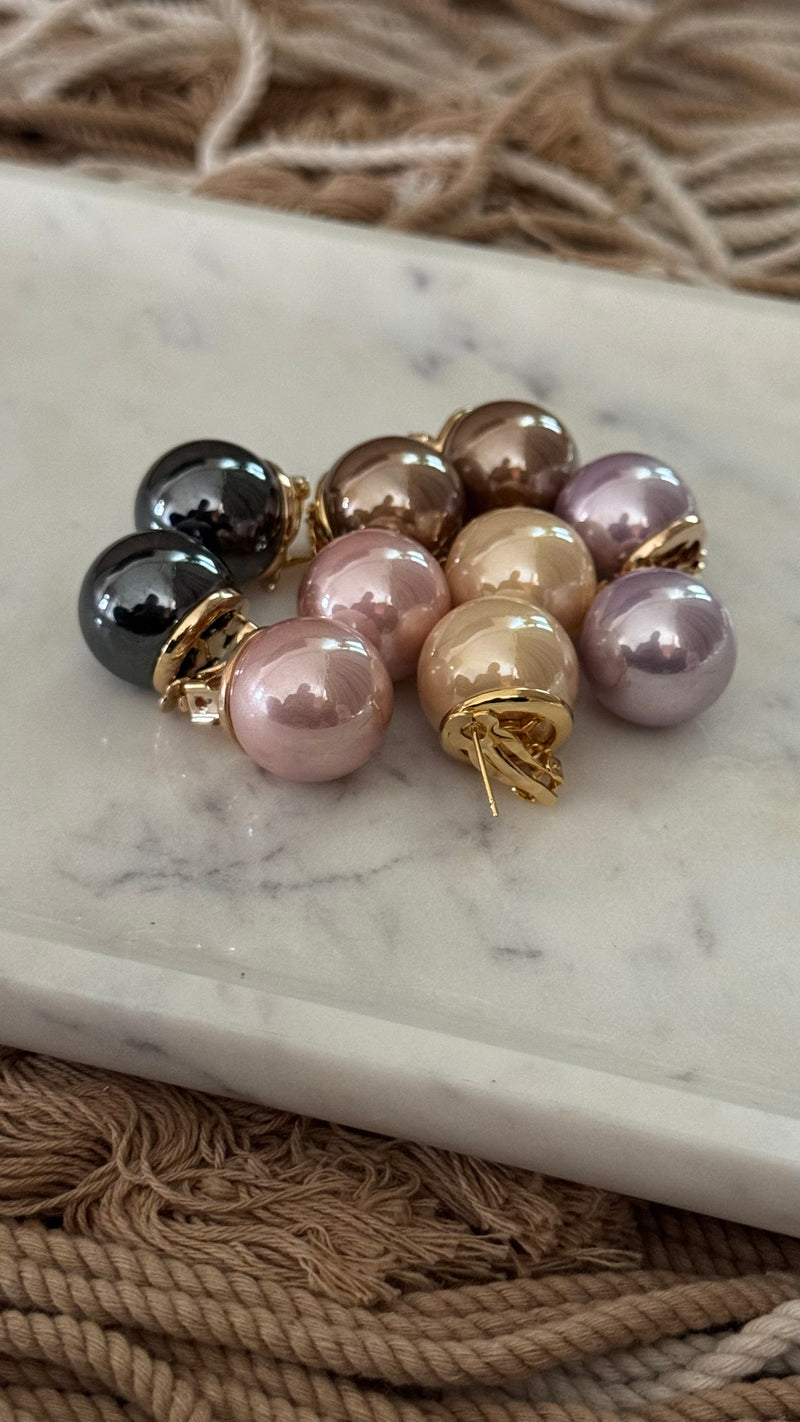 Oversized Pearl Earrings