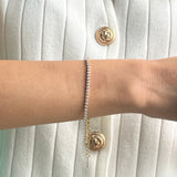 The Thinnest Tennis Bracelet
