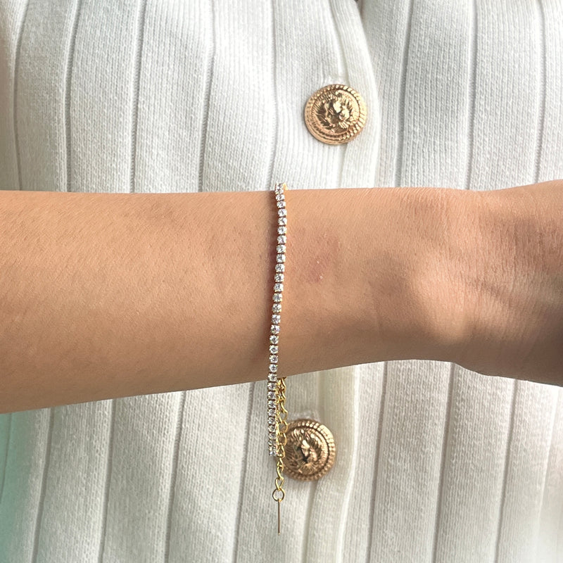 The Thinnest Tennis Bracelet
