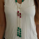 Ruby & Pearl Reverie Single Line Lariat