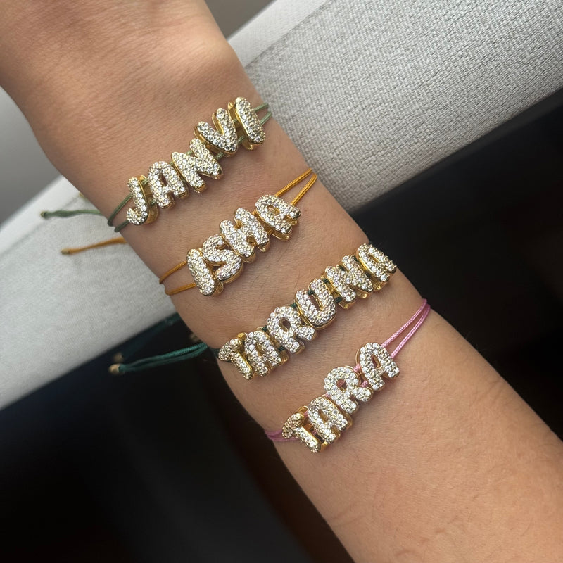 Cord Name Bracelet (Bestseller)