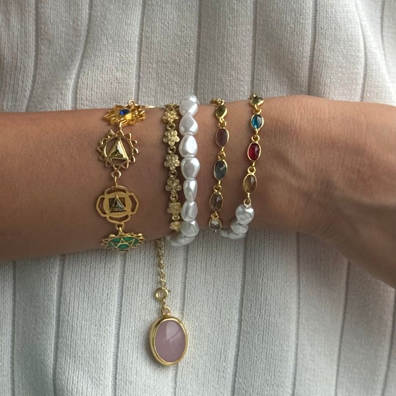 Prism Cluster Wrap Bracelet ( Due to high demand ships after 5 days)