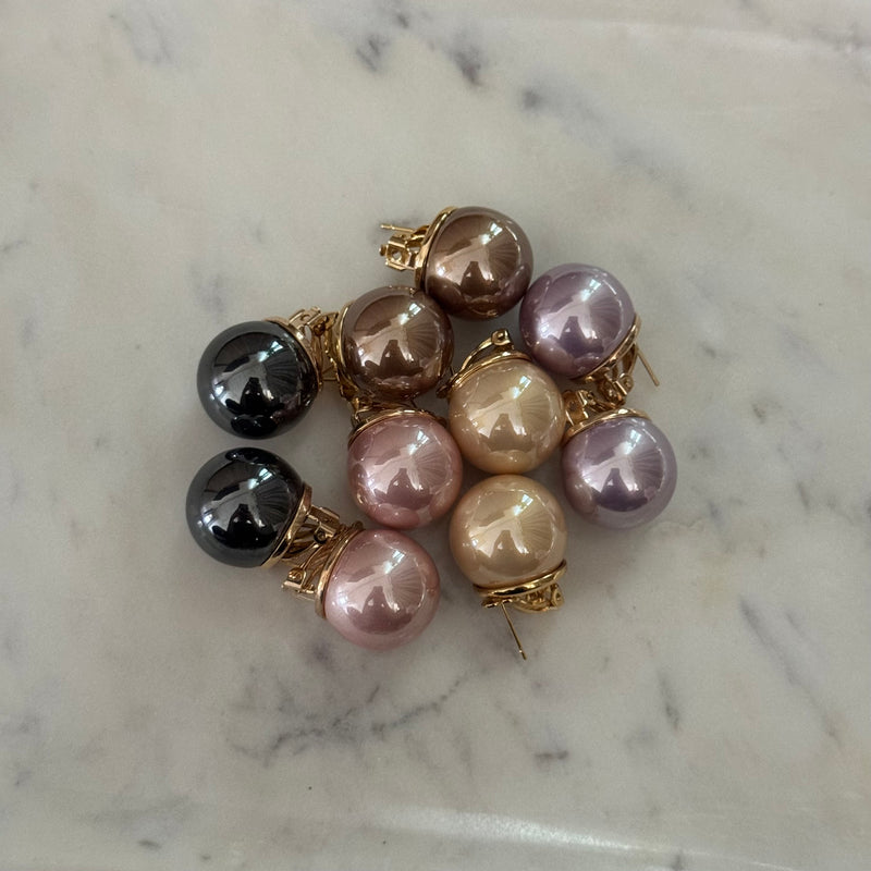 Oversized Pearl Earrings