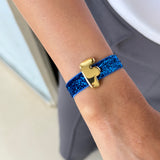 Signature Spark Initial Stretch Bracelet